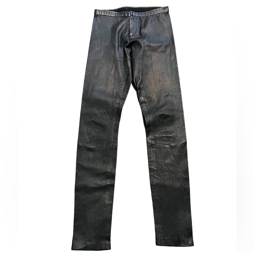 THEORY***Bronze Leather Pants***US 2 $1095